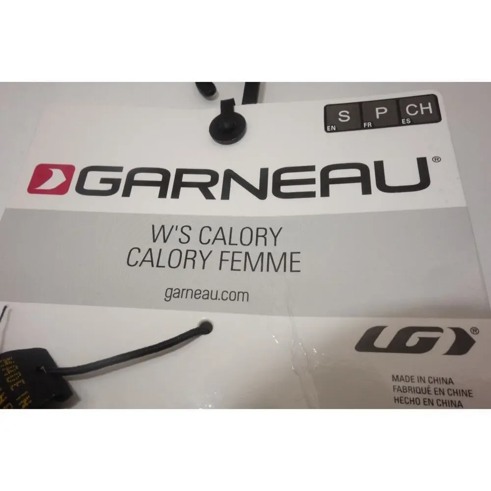 NEW Garneau Calory Cycling Fingerless Gloves Women's Size Small Pink Gray